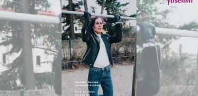 Finlandiya Başbakanı Marin barfiks &ccedil;ektiği anları takip&ccedil;ileri ile paylaştı