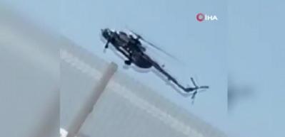 Meksika'da askeri helikopter d&uuml;şt&uuml;! O anlar kamerada!