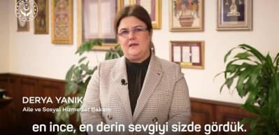 Aile ve Sosyal Hizmetler Bakanı Derya Yanık&rsquo;tan Anneler G&uuml;n&uuml; Mesajı