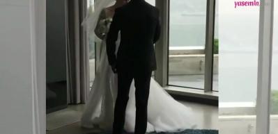 Buse Varol'dan eşi Alişan'a romantik evlilik yıld&ouml;n&uuml;m&uuml; kutlaması!