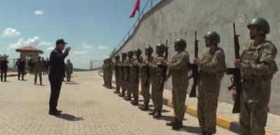 Hulusi Akar ve kuvvet komutanları sınır b&ouml;lgesinde