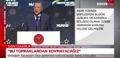 Cumhurbaşkanı Erdoğan "elimizi taşın altına koyuyoruz" dedi
