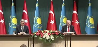 Erdoğan ve Tokayev'den açıklama! 15 anlaşma imzalandı!