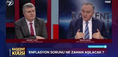 MHP'li Erkan Ak&ccedil;ay T&uuml;rkiye'nin kalkınma hamlelerini tek tek a&ccedil;ıkladı