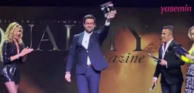 Teşkilat'ın yıldızı &Ccedil;ağlar Ertuğrul 'En Quality Erkek Oyuncu' &ouml;d&uuml;l&uuml;n&uuml; aldı