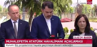 Bakan Kurum: Atat&uuml;rk Havalimanı yıkılmıyor, milletimize armağan ediliyor