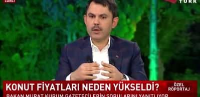 Murat Kurum'dan canlı yayında konut müjdesi: Cumhurbaşkanımız yeni projeyi açıklayacak