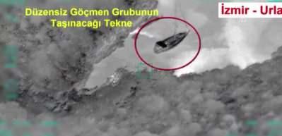 İzmir&rsquo;de 149 d&uuml;zensiz g&ouml;&ccedil;men kurtarıldı, 2 ka&ccedil;ak&ccedil;ı yakalandı