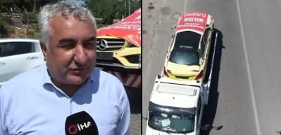 L&uuml;ks otomobil aldı hayal kırıklığına uğradı! Tepki ama&ccedil;lı bakın ne yaptı