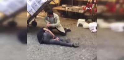 Beyazıt sokaklarında &ccedil;atışma sesleri yankılandı! Polis ile &ccedil;atışmaya girdiler...