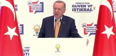 Başkan Erdoğan: vatanımızın tek karış toprağını kirletemeyeceksiniz