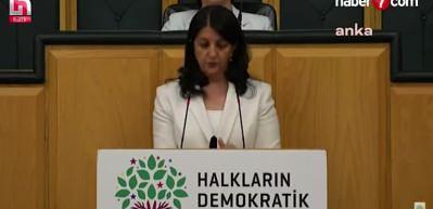 HDP'li Pervin Buldan'dan TBMM'de "Abdülhamid yasası" benzetmesi 