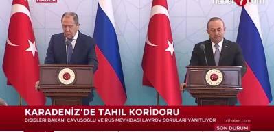 Lavrov Ankara'da açıkladı: Zelenski'nin talimat vermesi yeterli. Kötüye kullanmayacağız