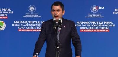 Bakan Murat Kurum: Ankara'da dev kentsel d&ouml;n&uuml;ş&uuml;m&uuml; biz başlattık