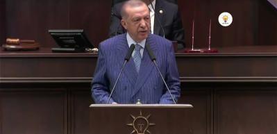 Cumhurbaşkanı Erdoğan Geri adım atmayacağız dedi ve  skandal s&ouml;zlere tepki g&ouml;sterdi...