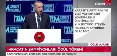 Cumhurbaşkanı Erdoğan "halkımızı faiz ve enflasyona ezdirmeyeceğiz" dedi