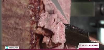 Döner Ustası Mehmet Altunbulak’tan lezzetli bir İskender kebabı!
