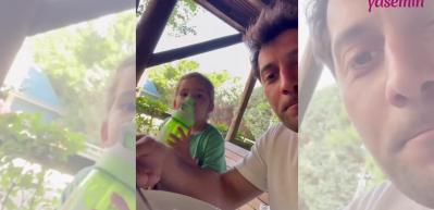 Hande Er&ccedil;el'in yeğeni Mavi'nin babasıyla olan diyaloğu g&uuml;ld&uuml;rd&uuml;