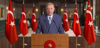 Başkan Erdoğan D&uuml;nya'ya seslenerek" Cesaret edip sorunla y&uuml;zleşin" dedi