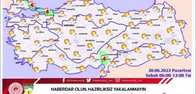 Dikkat Meteoroloji uyardı! 14 ili a&ccedil;ıklandı...