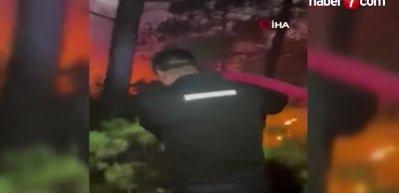 MSB bildirdi: TSK t&uuml;m imkanlarıyla yangına m&uuml;dahale etti