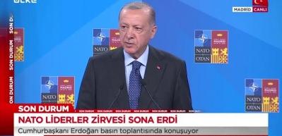 Cumhurbaşkanı Erdoğan'dan İsve&ccedil; ve Finlandiya ile imzalanan mutabakata ilişkin a&ccedil;ıklama