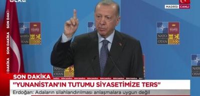 Nato zirvesini başarasızlık olarak g&ouml;ren muhalefete Başkan Erdoğan tepkisini dile getirdi