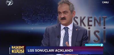 Bakan &Ouml;zer, LGS sonu&ccedil;ları hakkında a&ccedil;ıklamalarda bulundu