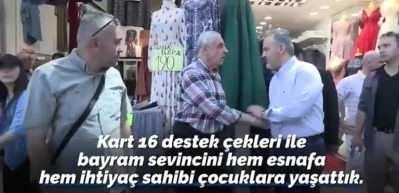 Bursa Belediyesi'nin desteği esnafın y&uuml;z&uuml;n&uuml; g&uuml;ld&uuml;rd&uuml;