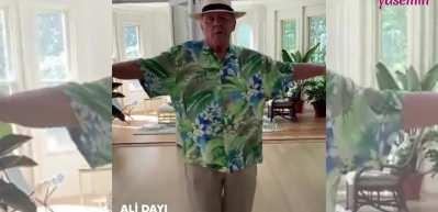 Anthony Hopkins'in dansı Ankara havasıyla buluştu! Ortaya eğlenceli anlar &ccedil;ıktı