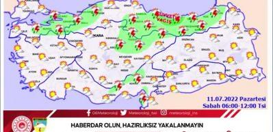 Meteoroloji 6 il i&ccedil;in sel ve su baskını uyarısı yaptı!
