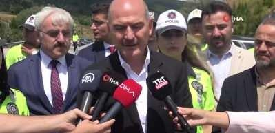 Tedbirleri havadan da denetleyen Bakan Soylu'dan g&ouml;nderme: Şov yapmıyoruz!