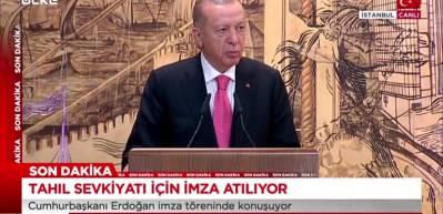 Cumhurbaşkanı Erdoğan "Savaşın kazananı olmaz dedi ve savaşın masada son bulacağını" ifade etti!