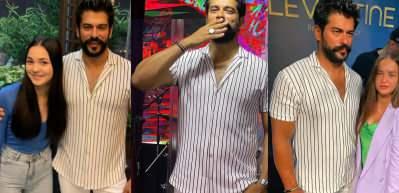 Kuruluş Osman'ın başrol oyuncusu Burak &Ouml;z&ccedil;ivit izdihama neden oldu! 