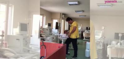 Trabzon'da hastalarına şarkı söyleyen doktor gönülleri fethetti!