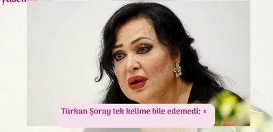 Türkan Şoray konuşmakta güçlük çekti!