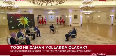 Başkan Erdoğan'dan Togg açıklaması!