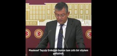 CHP'li &Ouml;zg&uuml;r &Ouml;zel, Başkan Erdoğan'ı skandal s&ouml;zlerle hedef aldı