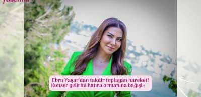 Ebru Yaşar’dan takdir toplayan hareket!