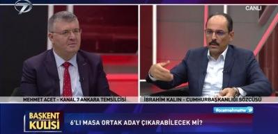 İbrahim Kalın, 6'lı masanın a&ccedil;ıklanmayan adayı hakkında a&ccedil;ıklamalarda bulundu