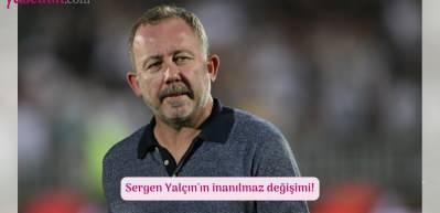 Sergen Yalçın'ın inanılmaz değişimi!