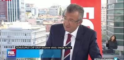CHP Başkanvekili Engin Altay, d&uuml;z s&ouml;yl&uuml;yorum: CHP'nin adayı bay Kemal dedi