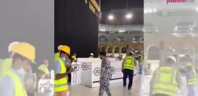 Kabe'den müjde! Etrafını çevreleyen bariyerler kaldırıldı