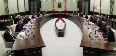 Cumhurbaşkanı Erdoğan başkanlığında kabine toplandı