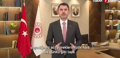 Bakan Kurum: Vatandaşlarımız yeni yuvalarına ve iş yerlerine kavuşuyor