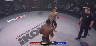 UFC'de yılın nakavtı! Tek yumrukta havada d&ouml;nd&uuml;