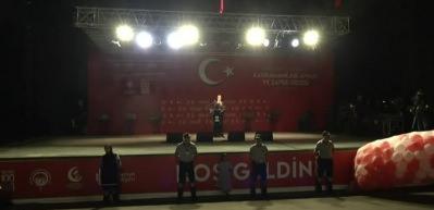 Başkan Erdoğan şehit aileleri ve gazilere hitap etti