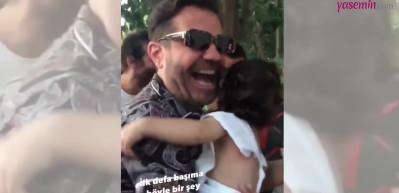 Kenan Doğulu'nun minik hayranıyla keyifli halleri güldürdü!
