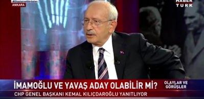 Kılı&ccedil;daroğlu'na canlı yayında "İmamoğlu mu? Yavaş mı?" diye soruldu!