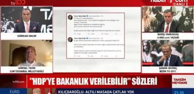 CHP'li G&uuml;rsel Tekin'den HDP'ye bakanlık &ccedil;ıkışı! 6'lı masayı devirebilir...